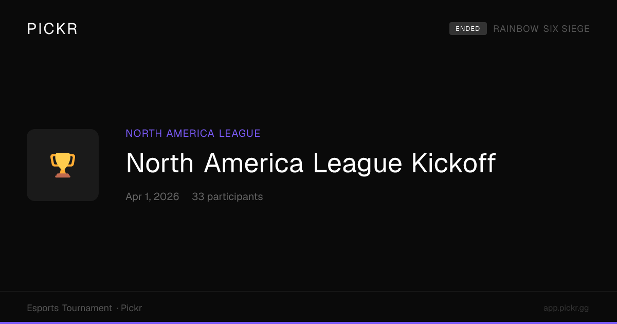 Pickr - Esports Predictions & Fantasy Gaming