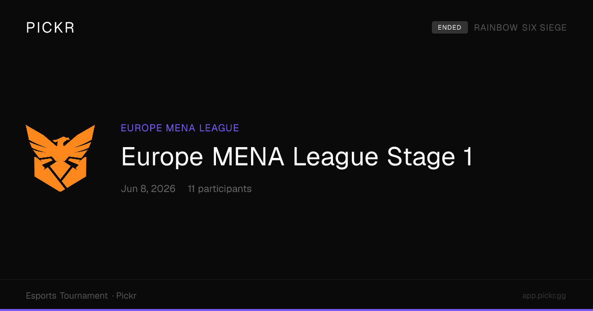 Pickr - Esports Predictions & Fantasy Gaming